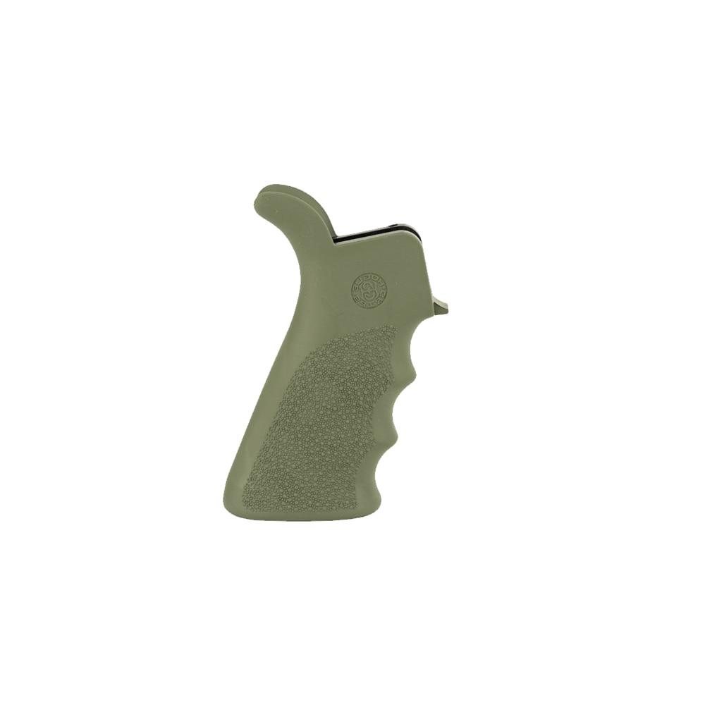 Hogue-Beavertail-Pistol-Grip-w-Finger-Grooves-OD-Green