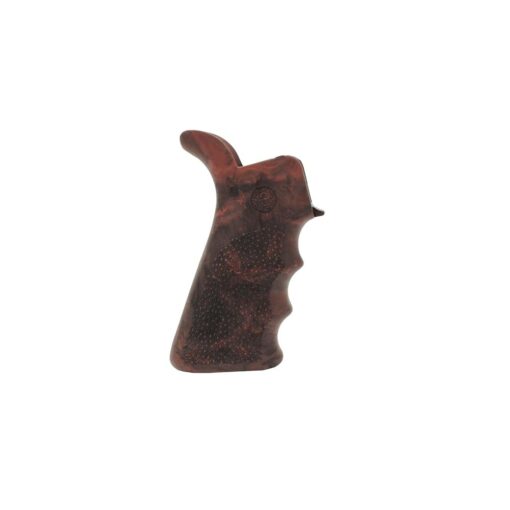 Hogue Beavertail Pistol Grip w/ Finger Grooves - Red - Black Rifle Depot
