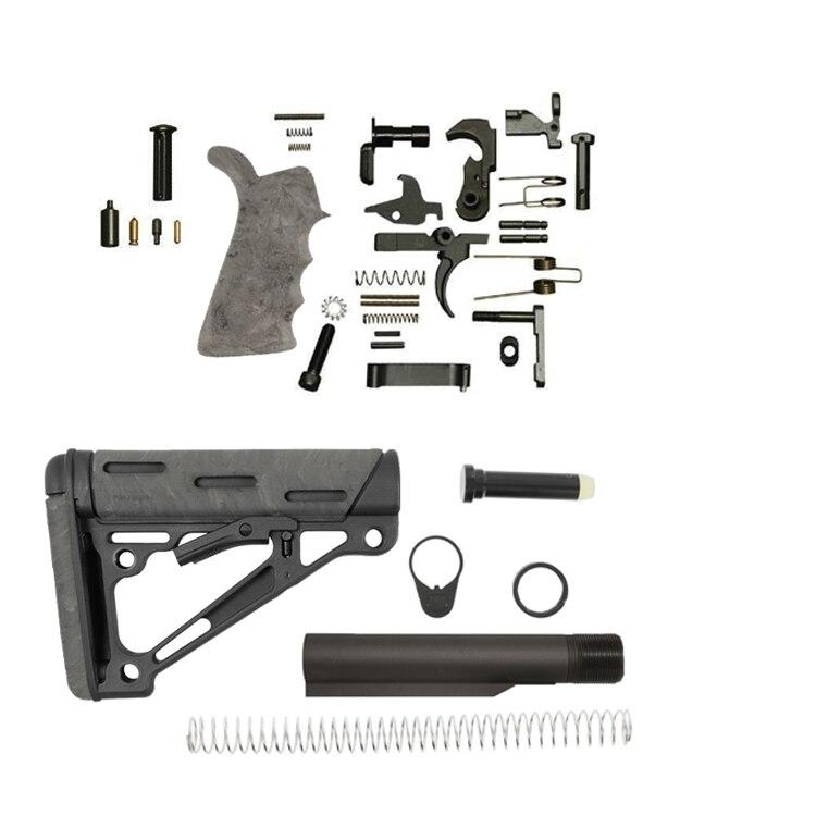 Hogue-Overmold-AR-15-Lower-Build-Kit-Ghillie-Green