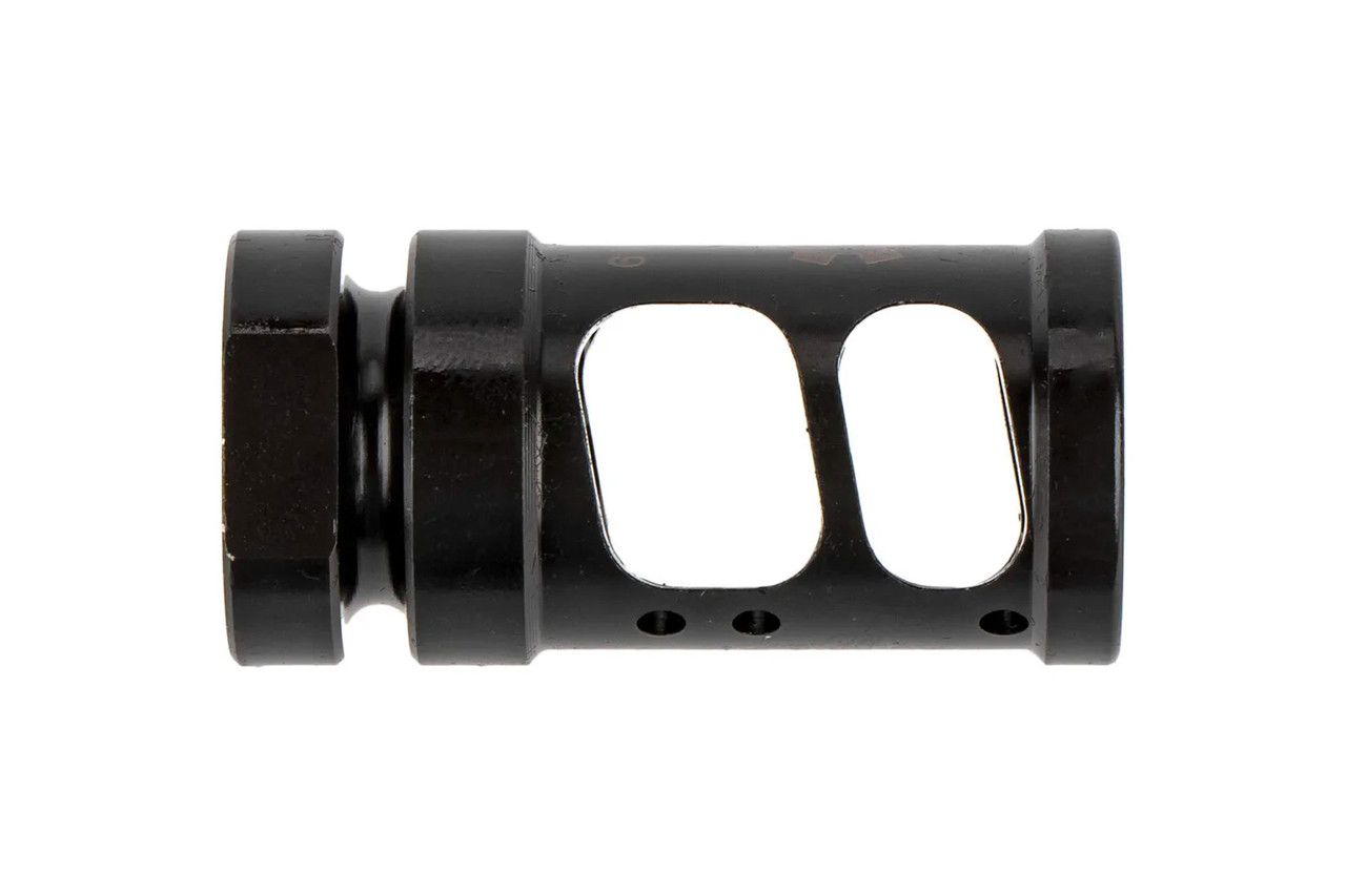 SReticle-ColorRedSReticle2-MOA-Dot-Cross-Machine-Tool-9mm-Mini-Combat-Recoil-Compensator-12x28 Cross Machine Tool 9mm Mini Combat Recoil Compensator - 1/2x28