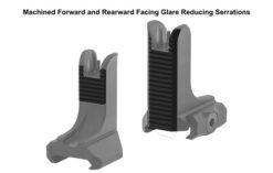UTG AR-15 Super Slim Fixed High Profile Front Sight, Black