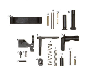 Geissele Mil-Spec Lower Parts Kit (Less Trigger, No Grip)