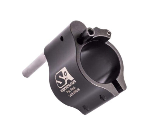Superlative Arms .750 Adjustable Gas Block - Clamp On - Melonited - Black Rifle Depot