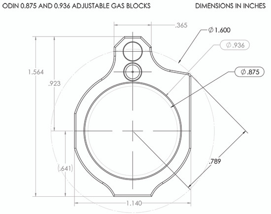 ODIN-Works-.936-Adjustable-Low-Profile-Gas-Block-ODIN-Works-.936-Adjustable-Low-Profile-Gas-Block ODIN Works .936 Adjustable Low Profile Gas Block