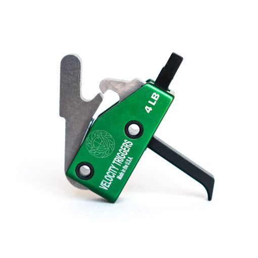 Velocity Drop-in Trigger for AR-15 - Straight w/ Finger Stop - 4lb - Black Rifle Depot