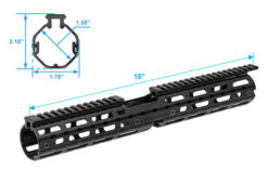 UTG PRO AR-15 Super Slim M-LOK 15