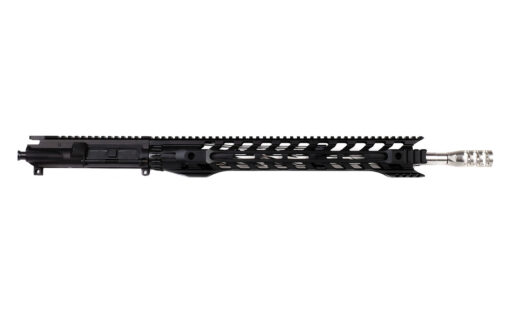 18" .223 Wylde Spiral Fluted 1:8 Fortis Night Rail Upper Assembly - Black Rifle Depot