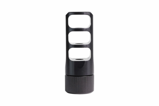 Faxon .450/.458 MuzzLok 3-Port Muzzle Brake, Steel, QPQ Nitride - Black Rifle Depot