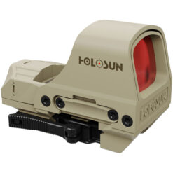 Holosun FDE Anodized 1x 2/65 MOA Red Circle w/Dot Reticle Includes Battery/Lens Cloth/Mount/T10 L Key