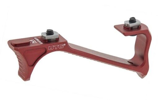 UTG Ultra Slim Angled Fore Grip - M-LOK - Red - Black Rifle Depot