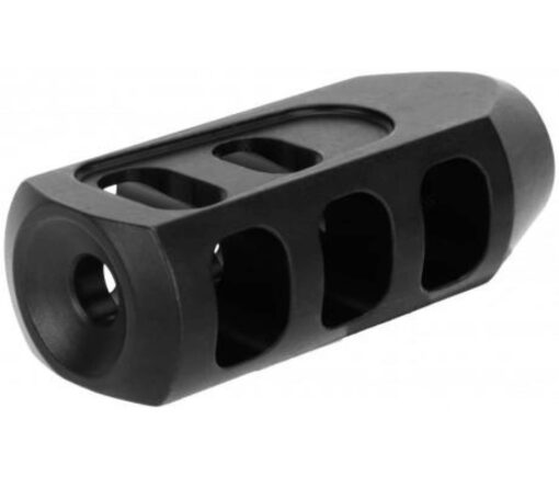 Tanker (Barrett .50 Cal Style) Muzzle Brake 1/2x28 (5.56/.223) - Black Nitride - Black Rifle Depot