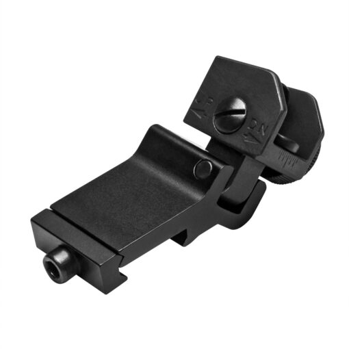 NcSTAR AR-15 45 Degree Offset Flip-Up Rear Sight - Black Rifle Depot