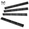 Ergo 4-Slot M-LOK WedgeLok M-LOK Logo Rail Cover 4PK Black
