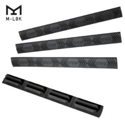 Ergo 4-Slot M-LOK WedgeLok M-LOK Logo Rail Cover 4PK Black