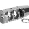 .223/5.56 1/2-28 TPI Compact Muzzle Brake - SS