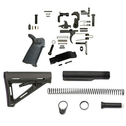 Magpul-MOE-Lower-Build-Kit-For-AR-15-Black-Magpul-MOE-Lower-Build-Kit-For-AR-15-Black Magpul MOE Lower Build Kit For AR-15 - Black