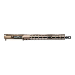 Aero Precision M4E1 Threaded Complete Upper, 16" 5.56 Mid-Length Barrel, ATLAS R-ONE 15" M-LOK HG - Kodiak Brown