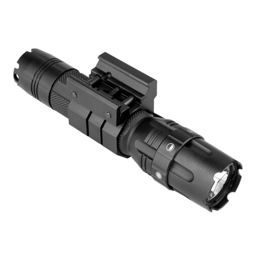 VISM Pro Series Flashlight Mod2/ 3W 500 Lumen/ Modes: High - Low - Strobe/ Rail Mount - Black Rifle Depot
