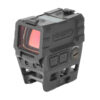 Holosun AEMS Black Anodized 1x 2/65 MOA Illuminated Green Circle w/Dot Reticle Features Lower 1/3 Co-Witness Mount