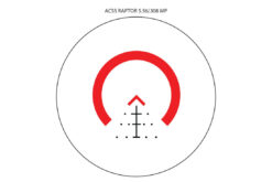 Primary Arms SLx 3X MicroPrism with Red Illuminated ACSS Raptor 5.56/.308 Reticle - Meter