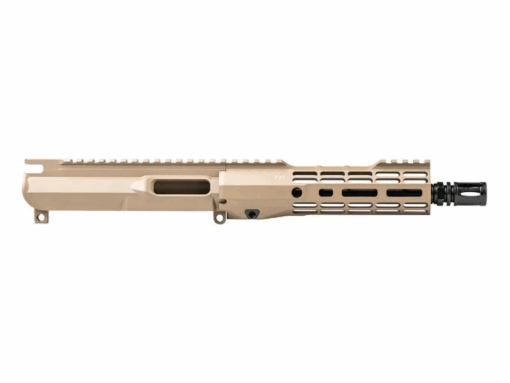 Aero PrecisionEPC-9 Threaded 8.3" 9mm Complete Upper Receiver w/ ATLAS S-ONE 7.3" Handguard - FDE Cerakote - Black Rifle Depot