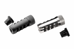 Area 419 Hellfire Match Self Timing 5/8-24 Muzzle Brake w/ Thread Adapter