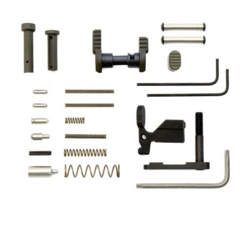Armaspec AR-10 Gun Builders Stainless Lower Parts Kit - OD Green - Black Rifle Depot