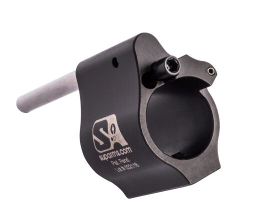 Superlative Arms .750 Adjustable Gas Block - Solid - Melonited - Black Rifle Depot