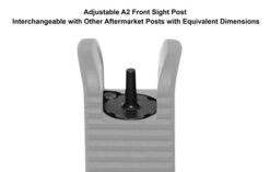 UTG AR-15 Super Slim Fixed High Profile Front Sight, Black