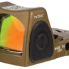 Trijicon 700780 RMR Type 2 Coyote Brown Anodized 1x 3.25 MOA Illuminated Red LED Dot Reticle