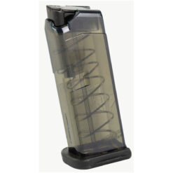 Elite Tactical Systems Group, Magazine, 380 ACP, 7 Rounds, For Glock 42, Carbon Smoke