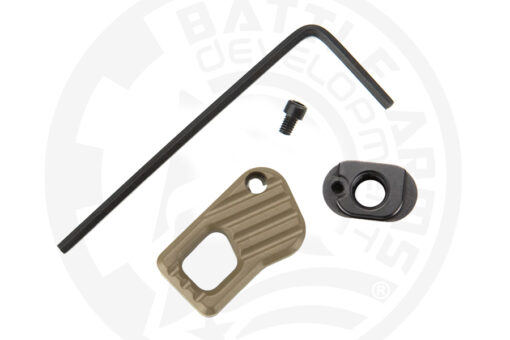 Battle Arms Enhanced Modular Magazine Release - FDE, Large - Black Rifle Depot