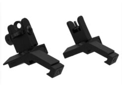 BLACK RIFLE DEPOT 45 Degree Flip-Up Iron Sights/Spring Loaded