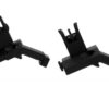 BLACK RIFLE DEPOT 45 Degree Flip-Up Iron Sights/Spring Loaded