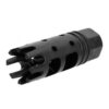 BLACK RIFLE DEPOT 1/2x28 Crown Muzzle Brake, AR 15 Parts, AR 15 Upper Parts, AR 15 Muzzle Device