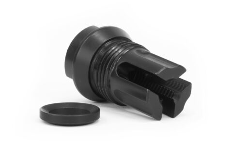 Breek Arms 3FO-S Short Outside Flash Hider - 1/2x36 (9mm) - Black Rifle Depot