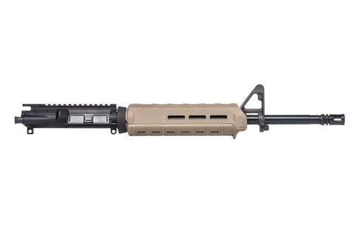 Aero Precision AR-15 Complete Upper, 16" 5.56 Mid-Length Barrel w/ Pinned FSB, MOE Mid-Length - FDE - Black Rifle Depot