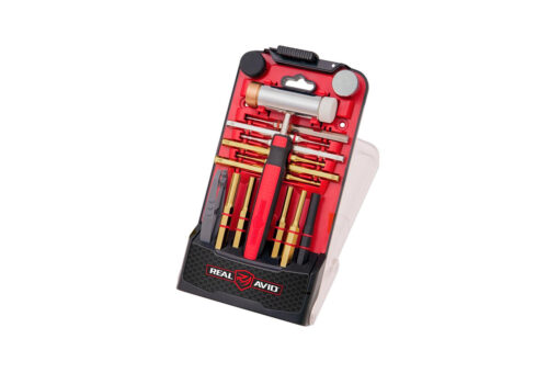 Real Avid Accu-Punch Hammer & Pin Punch Set - Brass - Black Rifle Depot