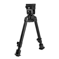 NcSTAR Bipod w/Weaver Quick Release Mount, Universal Barrel Adapter Included, Notched Legs