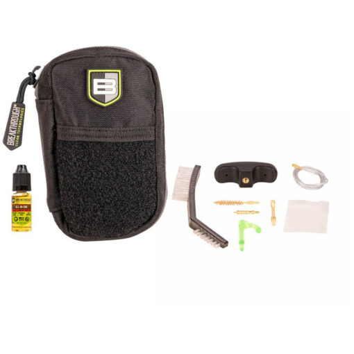 Breakthrough Clean Technologies Badge Series - 9mm Caliber Pull Through Cleaning Kit With Molle Pouch - Black Rifle Depot