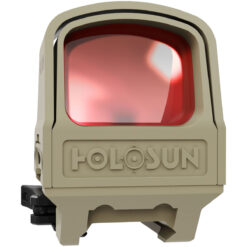 Holosun FDE Anodized 1x 2/65 MOA Red Circle w/Dot Reticle Includes Battery/Lens Cloth/Mount/T10 L Key