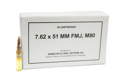 Armscor .308 Winchester ARM50203 147 Grain FMJ Ammo - 20 round box - Black Rifle Depot