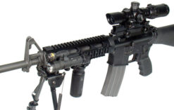 UTG PRO Model 4/AR-15 Mid Length Drop-in Quad Rail, Black