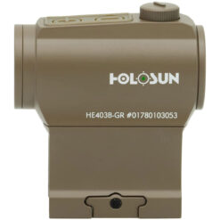 Holosun HS403BFDE HS403B Flat Dark Earth Anodized 1x 2 MOA Red Dot Reticle Includes Battery/Cover/Lens Cloth/Mounts/T10 L Key