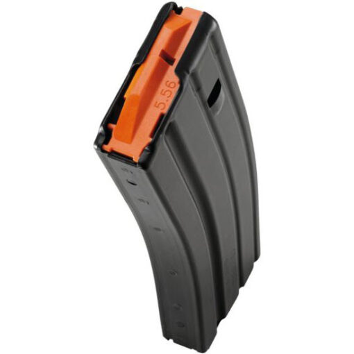 DURAMAG Stainless Steel 5.56/.223 10/30 Magazine - Orange Follower - Black Rifle Depot