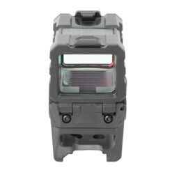 Holosun AEMS Black Anodized 1x 2/65 MOA Illuminated Red Circle w/Center Dot Reticle Features Lower 1/3 Co-Witness Mount