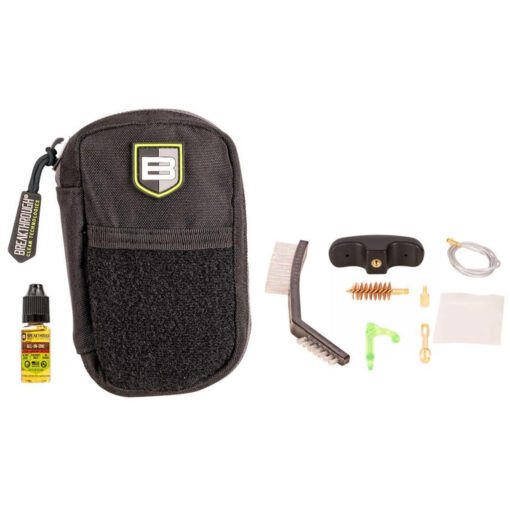 Breakthrough Clean Technologies Badge Series - 12G Pull Through Cleaning Kit With Molle Pouch - Black Rifle Depot