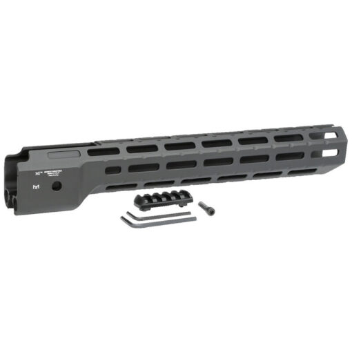 Midwest Industries Handguard 14" Length M-LOK Fits Ruger PC9 Carbine, Not Compatible with Fiber Optic Front Sight, Black Anodized Finish - Black Rifle Depot