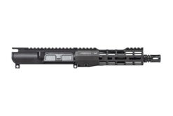 Aero Precision AR15 Complete Upper w/ No Forward Assist, 8" .300 Blackout Barrel, 7" M-LOK ATLAS S-ONE Handguard - Anodized Black