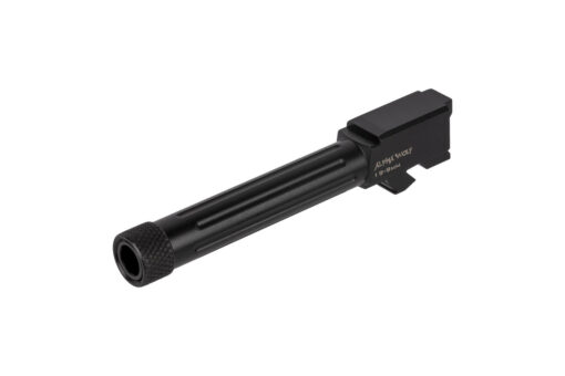 Lone Wolf Alpha Wolf 9mm Fluted Threaded for Glock 19 - Nitride - Black Rifle Depot